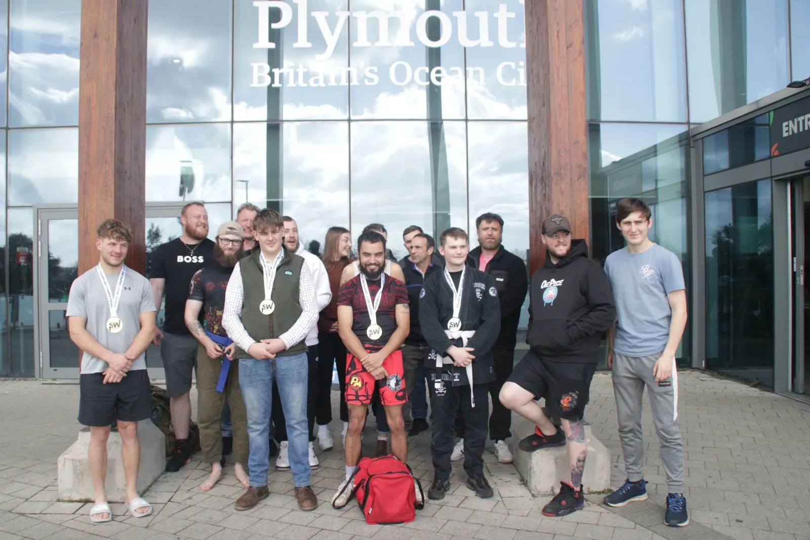 Costello BJJ team at SW Grappling 3, Plymouth Life Centre