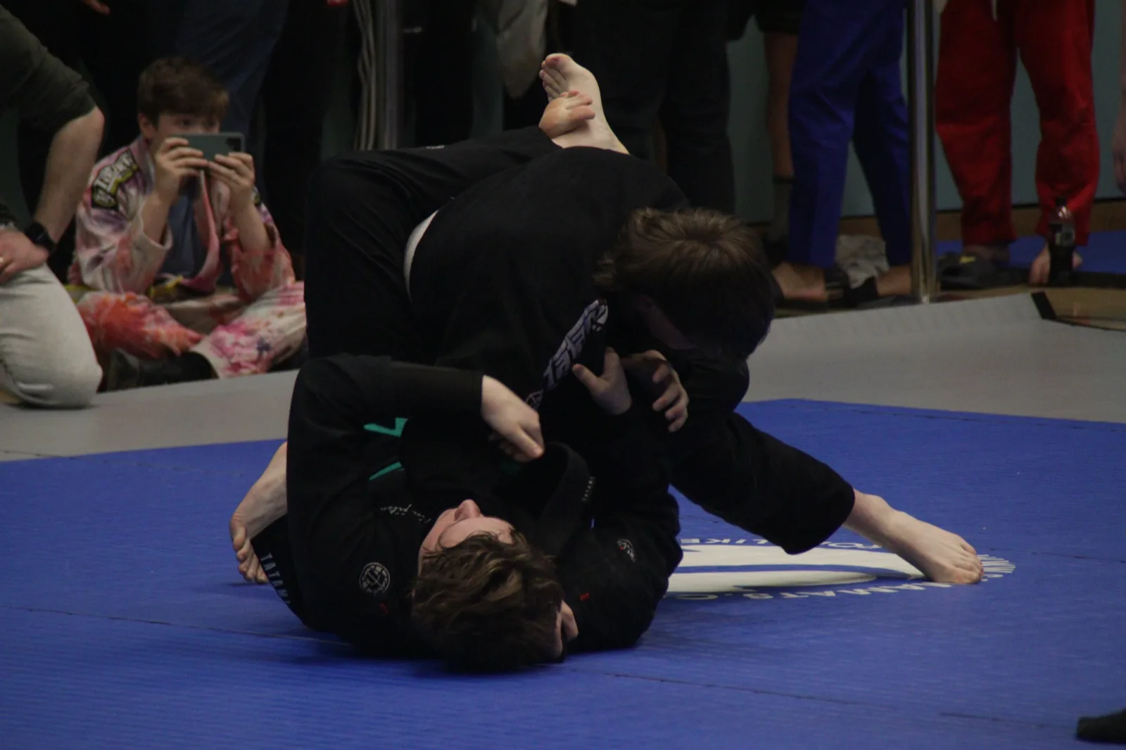 Tyler working a dominant position during his SW Grappling 3 match